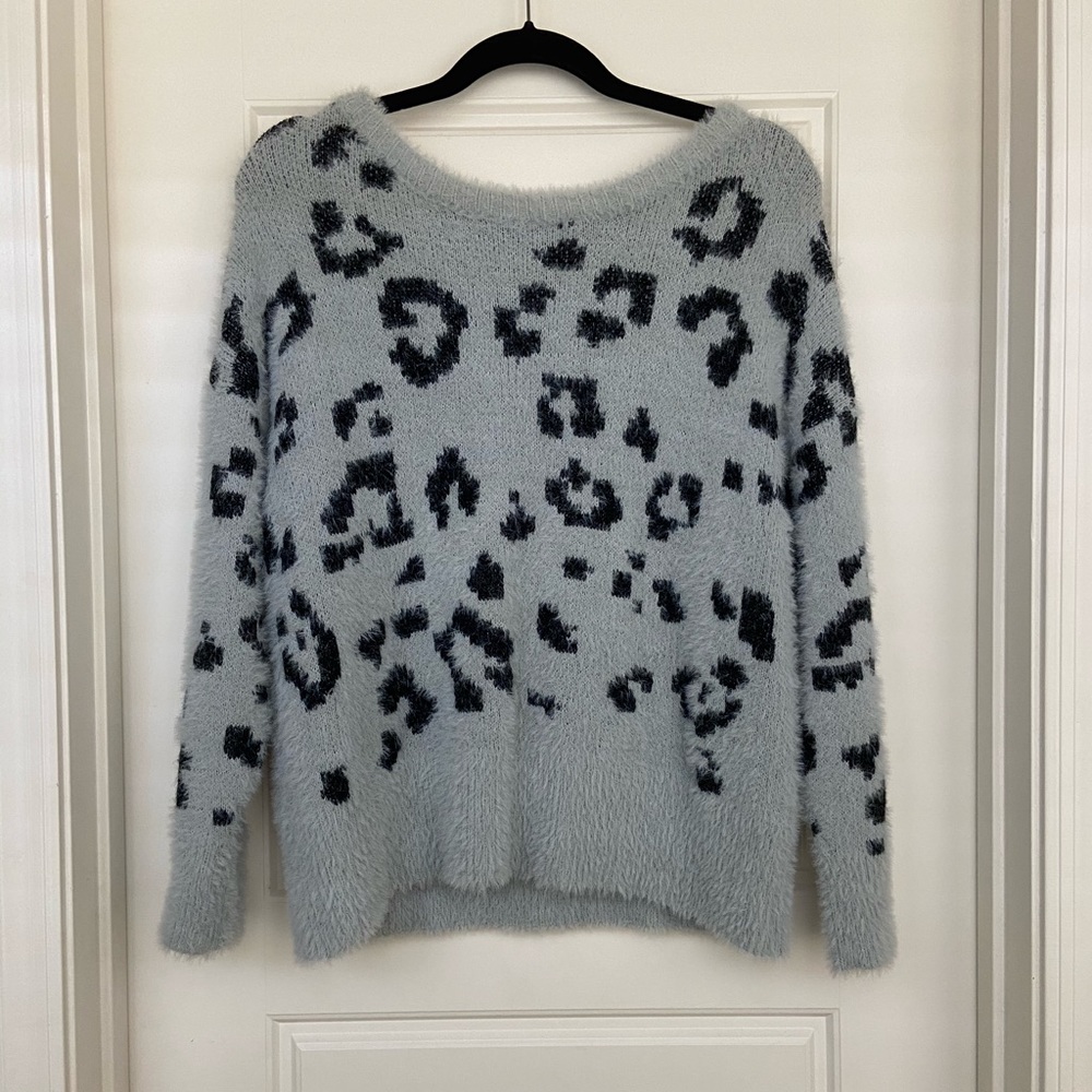 Leopard print sweater